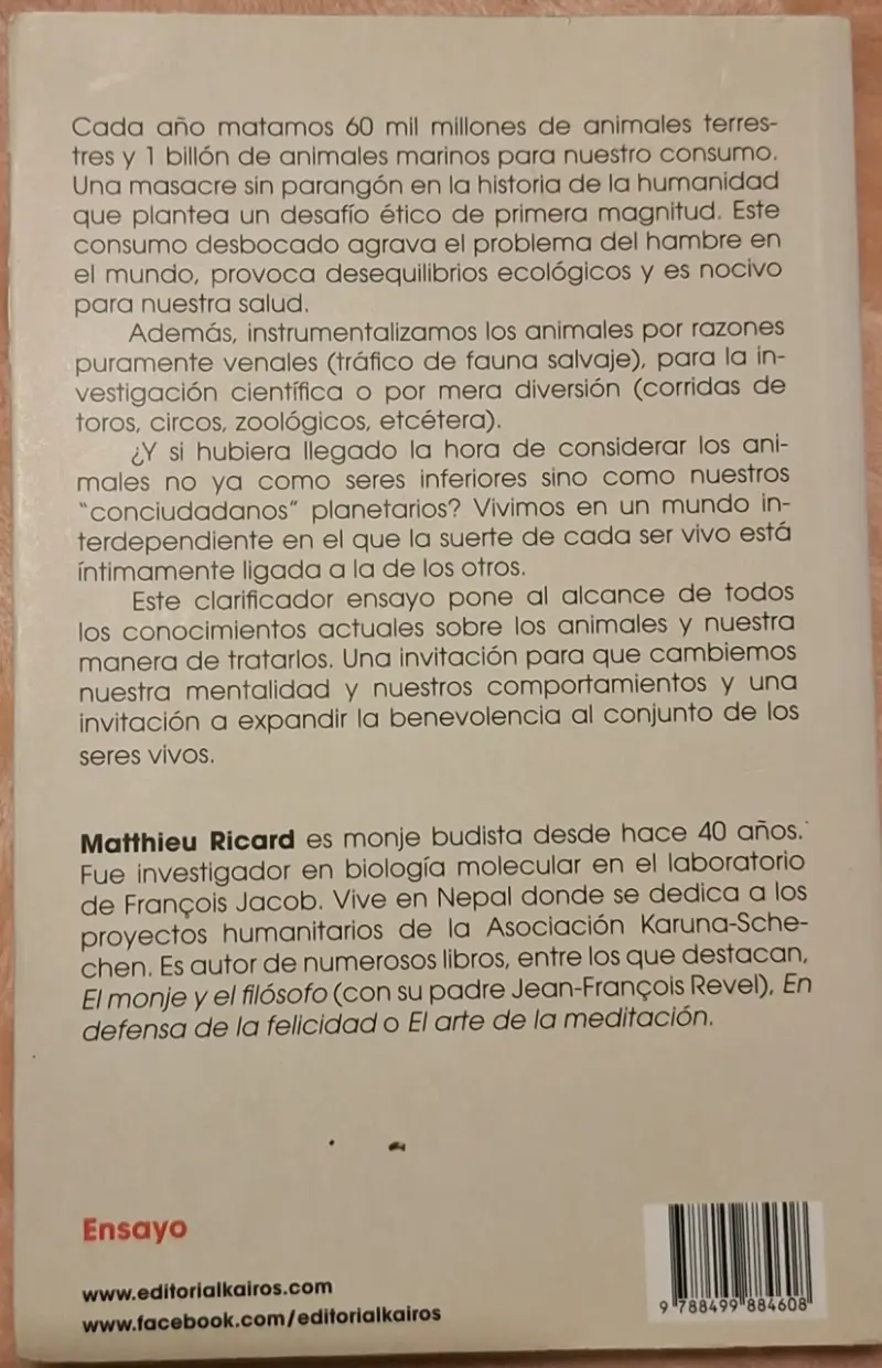 Libro 'En Defensa de los Animales' - 2
