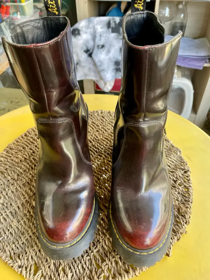 Botas de cuero marrones - 1