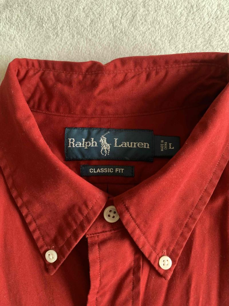 Camisa roja Ralph Lauren hombre TL / Nueva - 2