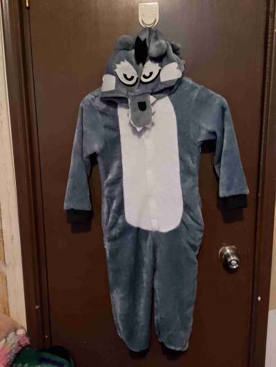 Pijamas diseño Lobo y Dinosaurio niño 5 a 8 años - miniatura 5