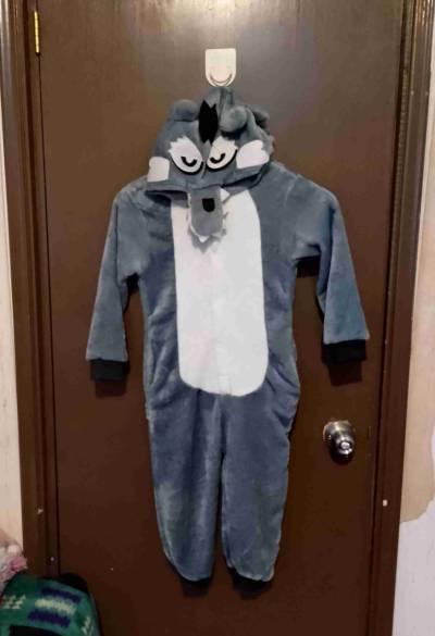 Pijamas diseño Lobo y Dinosaurio niño 5 a 8 años - miniatura 6