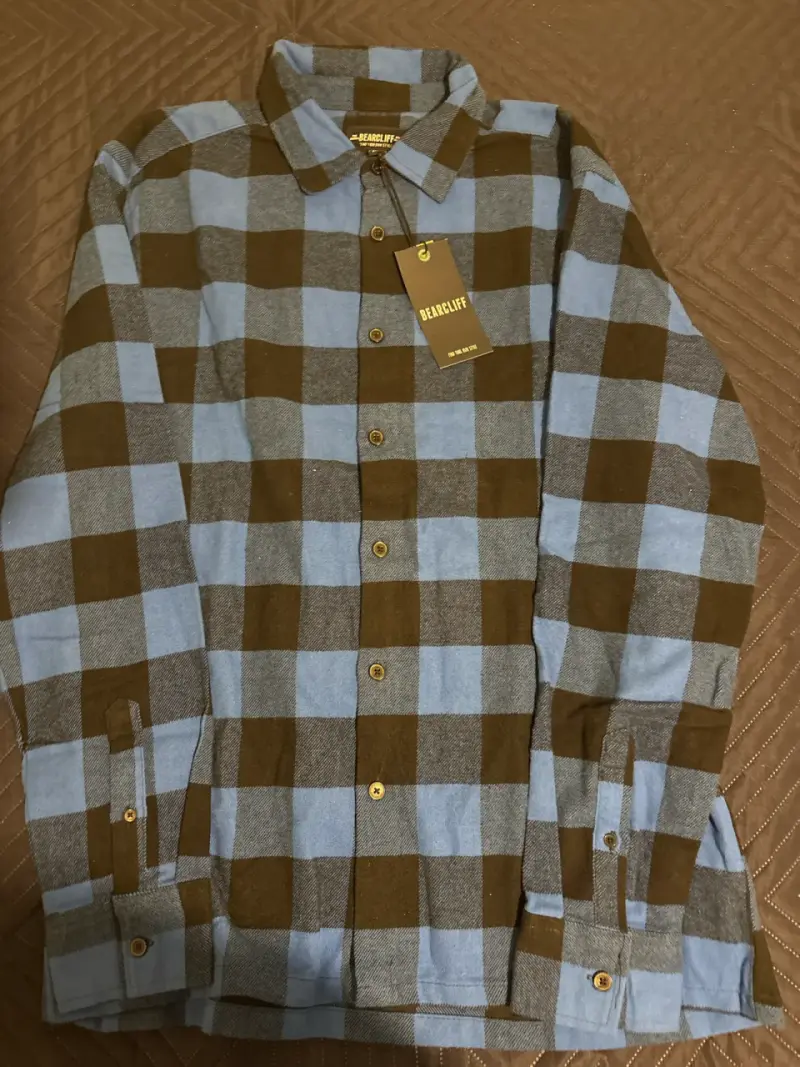 Camisa de cuadros azul Bearcliff - 2