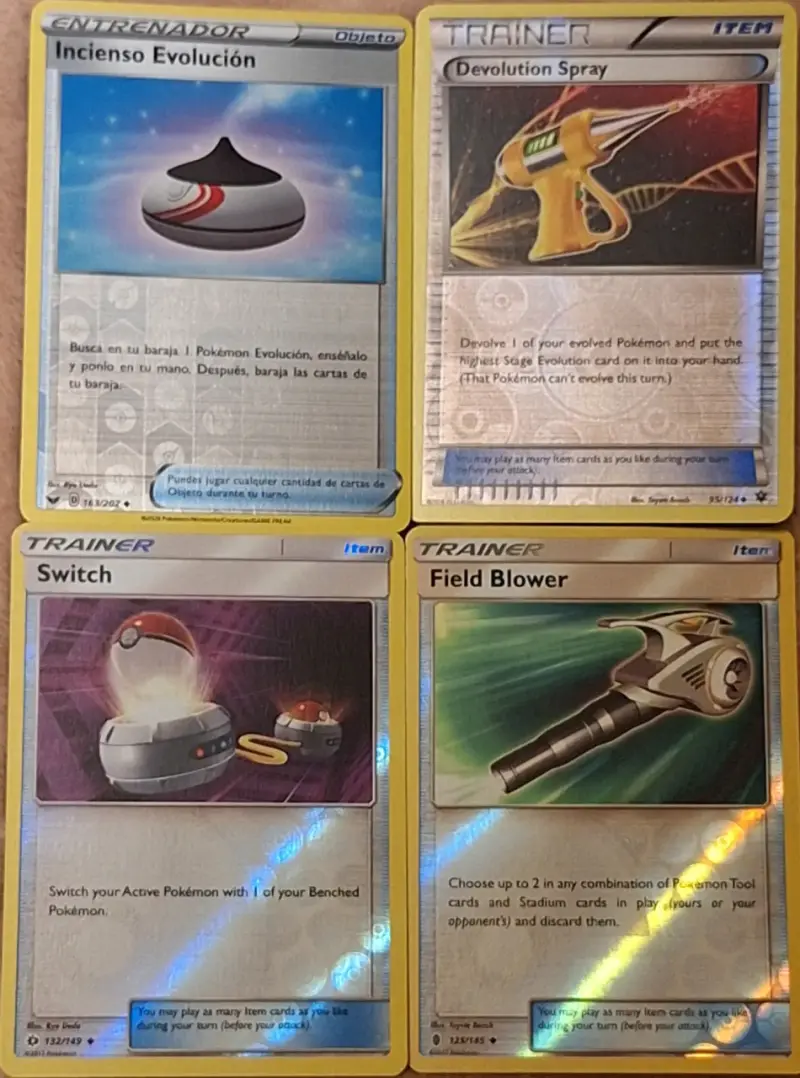 Cartas de Pokémon entrenador - 4