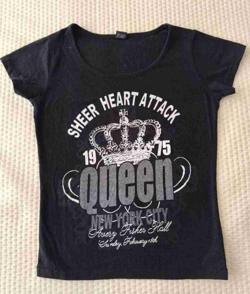 Polera negra rockera Queen - 1