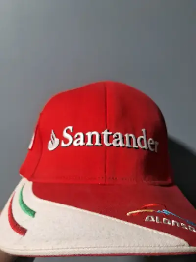 Gorra roja Santander F1 original - miniatura 1
