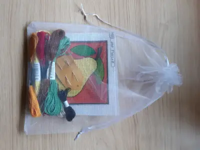 Juego de bordado frutas coloridas - miniatura 2