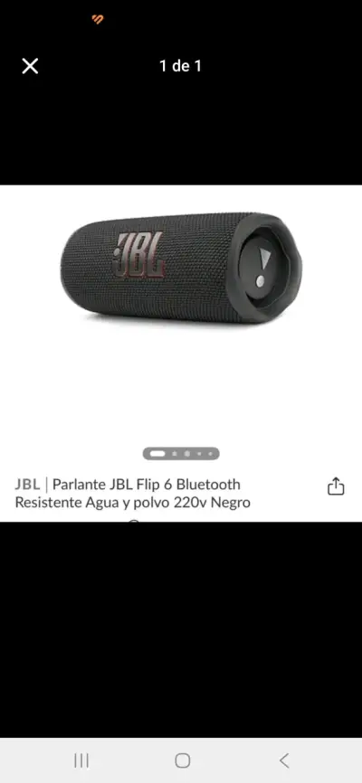 Parlante JBL Flip 6 Bluetooth - miniatura 1