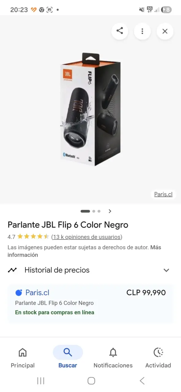 Parlante JBL Flip 6 Bluetooth - 2
