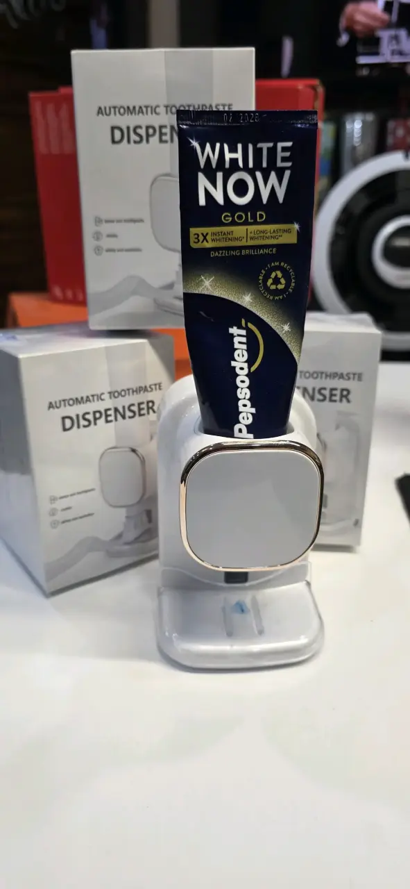 Dispensador automático de pasta dental - 1