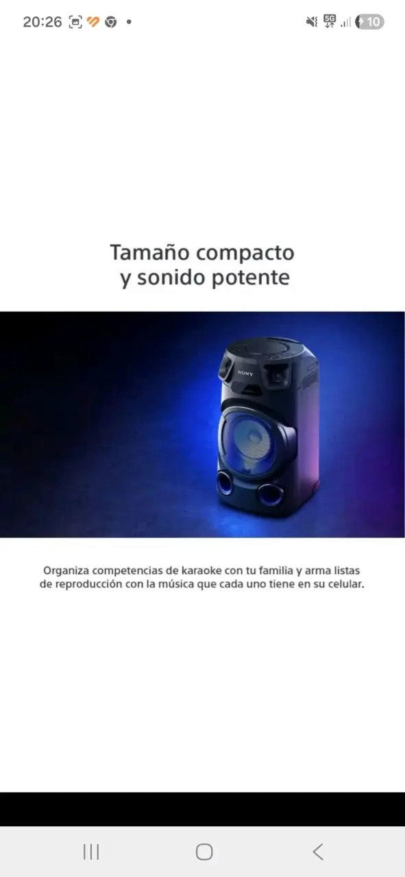 Minicomponente MHC-V13 SONY NUEVO EN EMPAQUE ORIGI - 1
