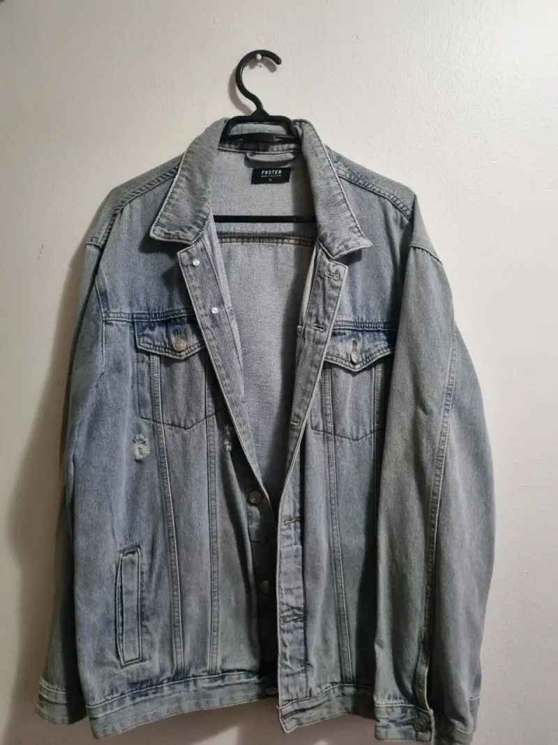 Chaqueta de mezclilla azul - 1
