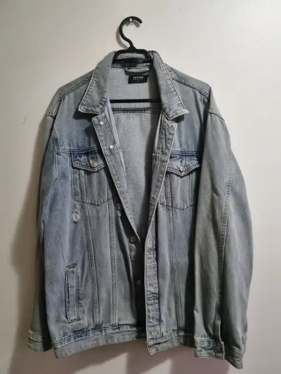 Chaqueta de mezclilla azul - miniatura 2