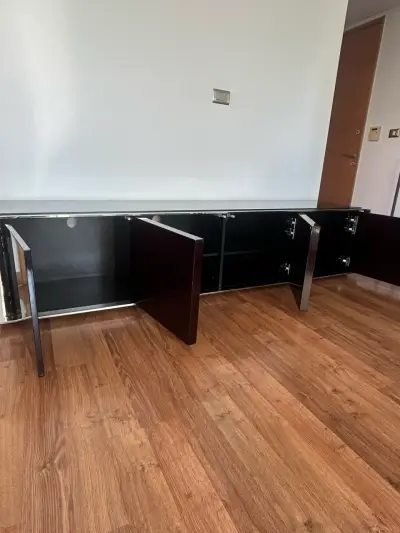Mueble de TV moderno negro - miniatura 2