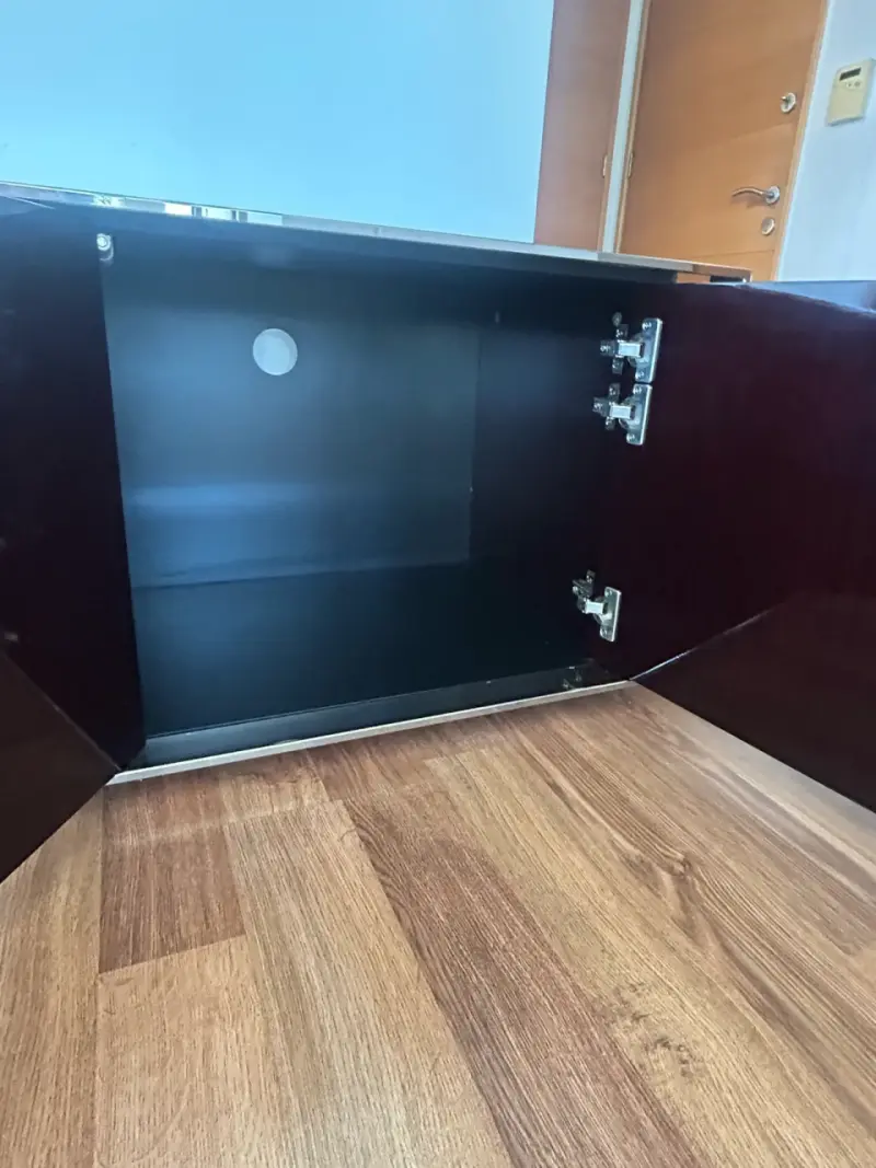 Mueble de TV moderno negro - 3