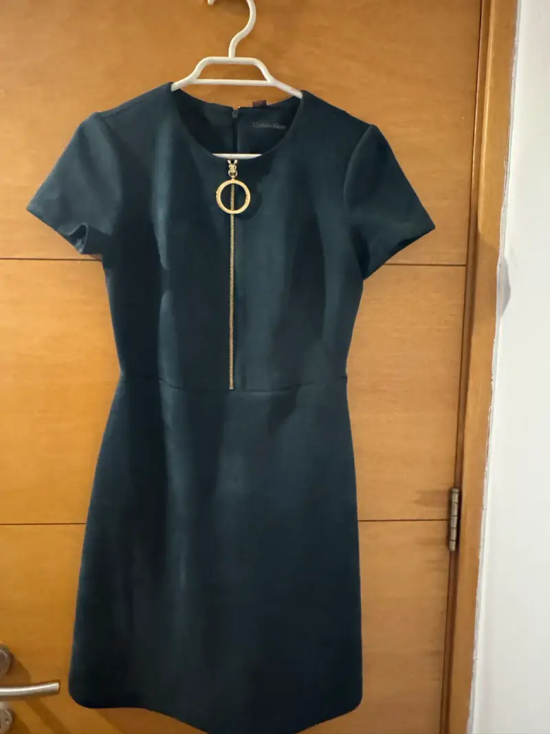 Vestido Calvin Klein verde petróleo - 2