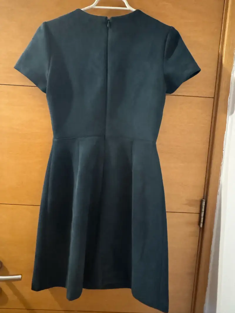 Vestido Calvin Klein verde petróleo - 4