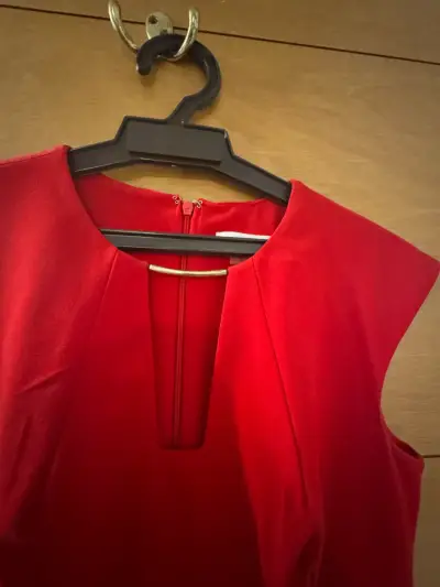 Vestido rojo Calvin Klein - miniatura 1