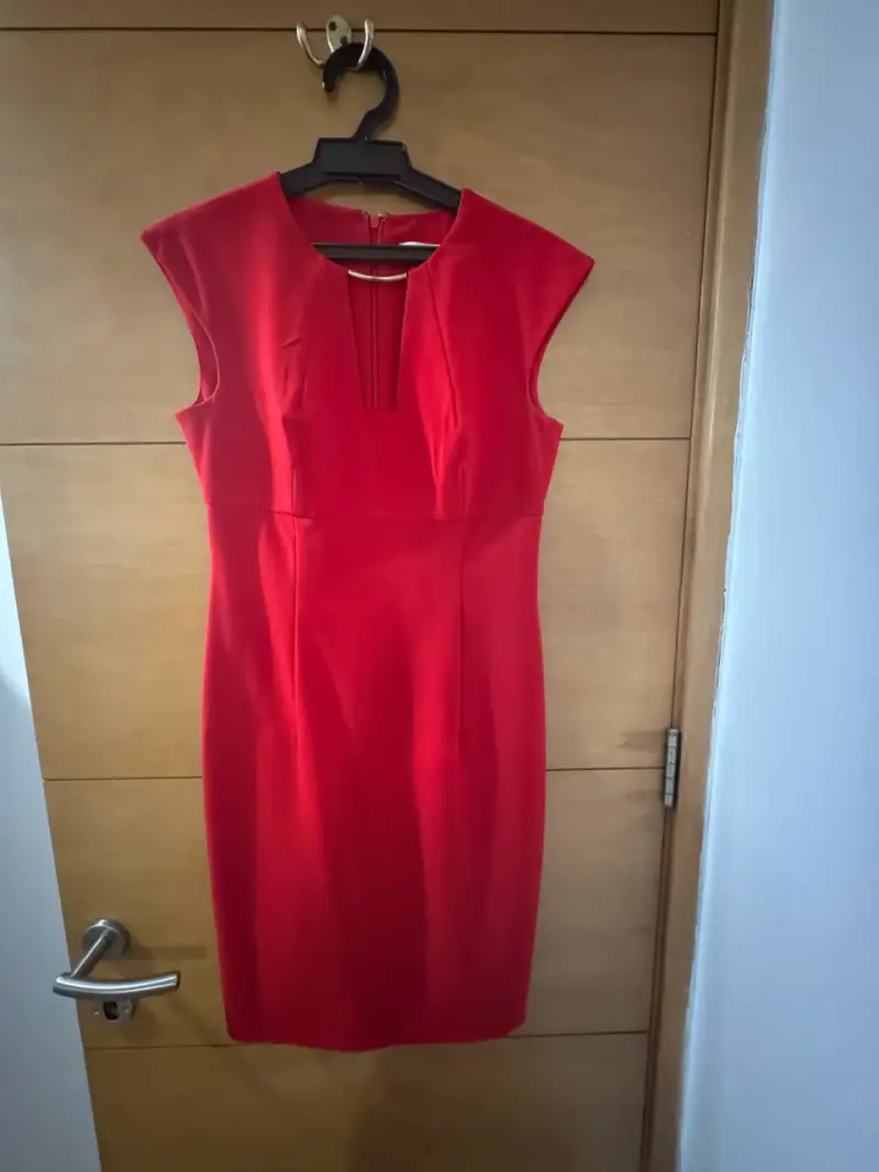 Vestido rojo Calvin Klein - 2