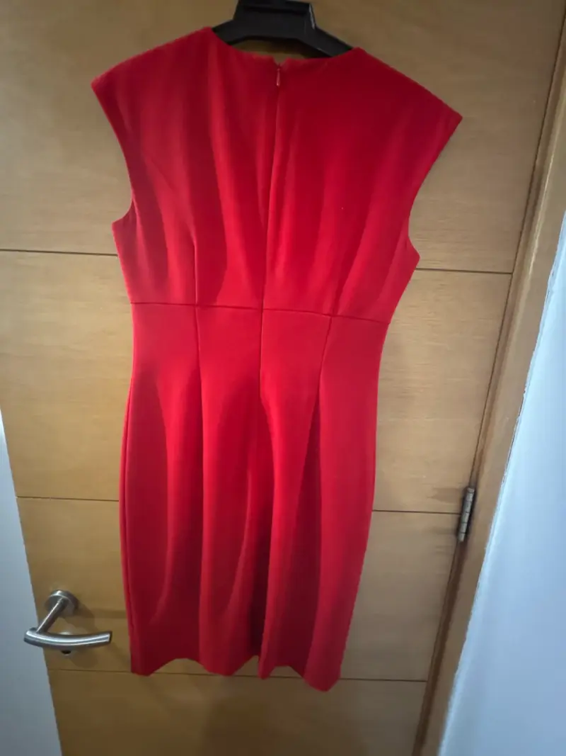 Vestido rojo Calvin Klein - 4