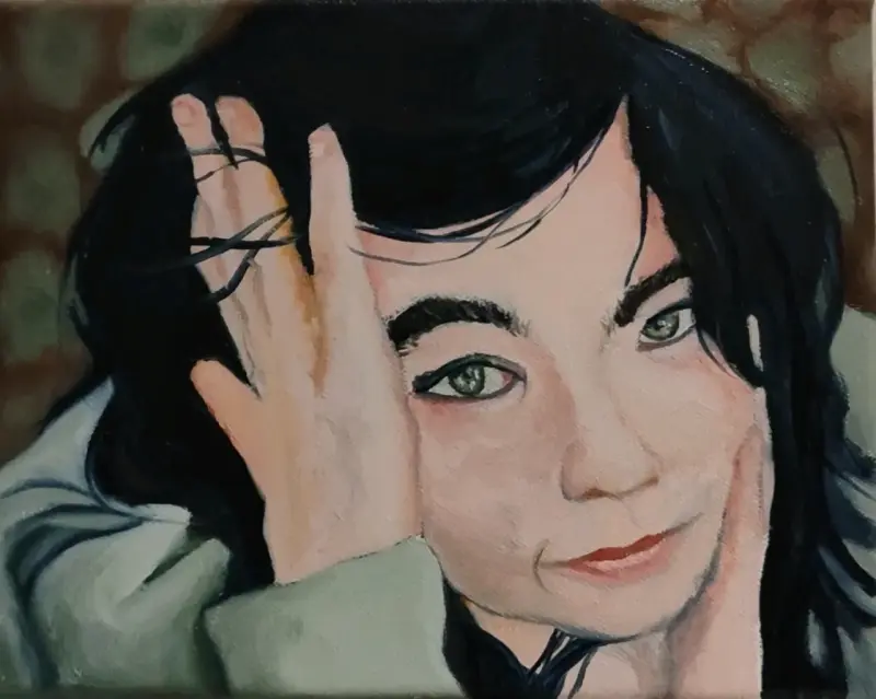 Retrato artístico pintado a mano - 1