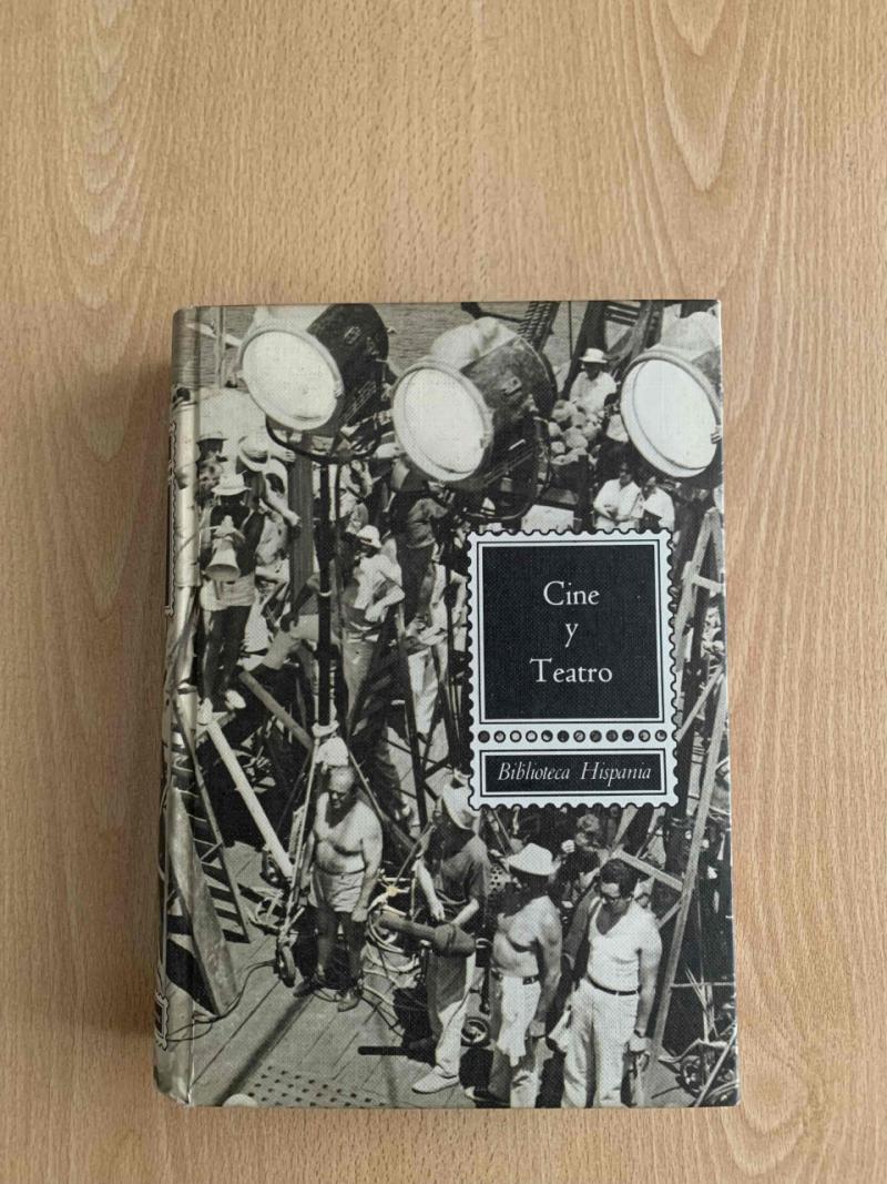 Libro 'Cine y Teatro' Biblioteca Hispania - 1
