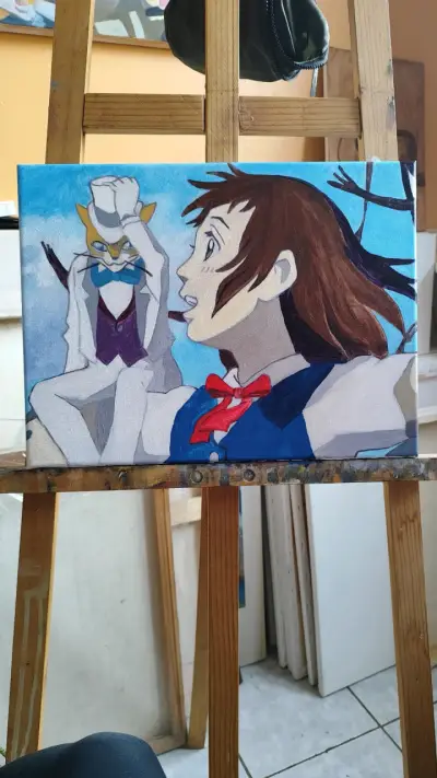 Pintura Retorno de los gatos - miniatura 2