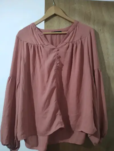 Blusa suelta rosada - miniatura 1