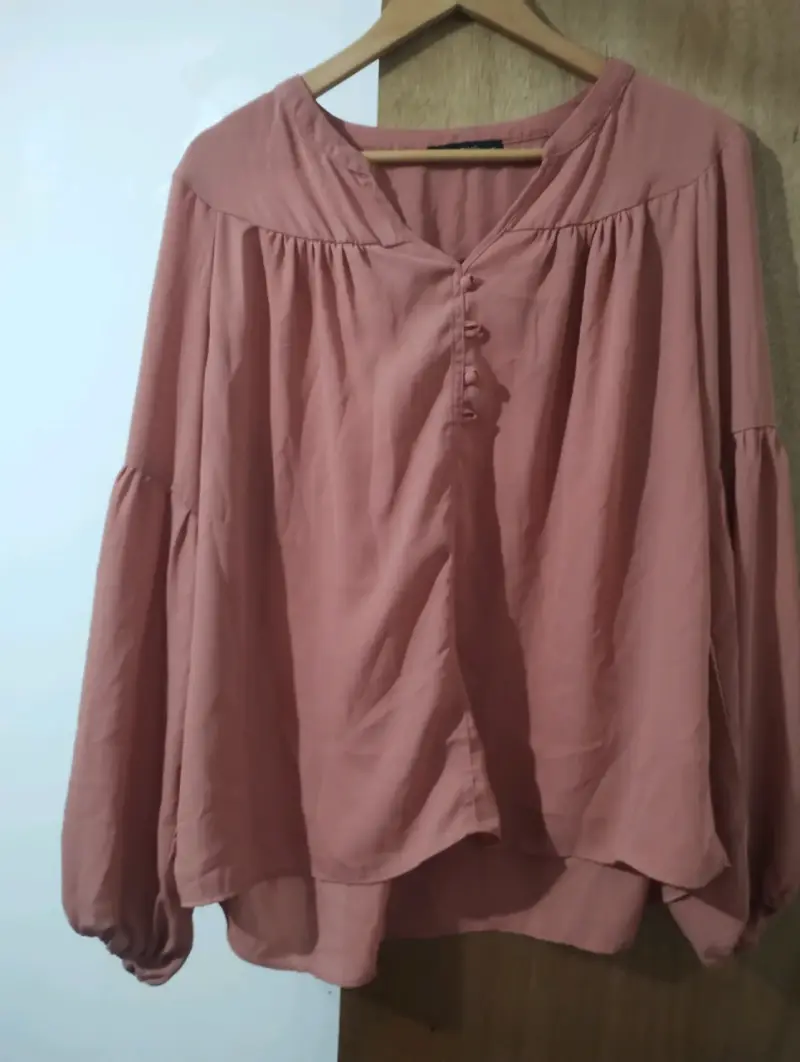 Blusa suelta rosada - 2