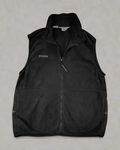 Chaleco polar negro Columbia sin mangas - miniatura 1