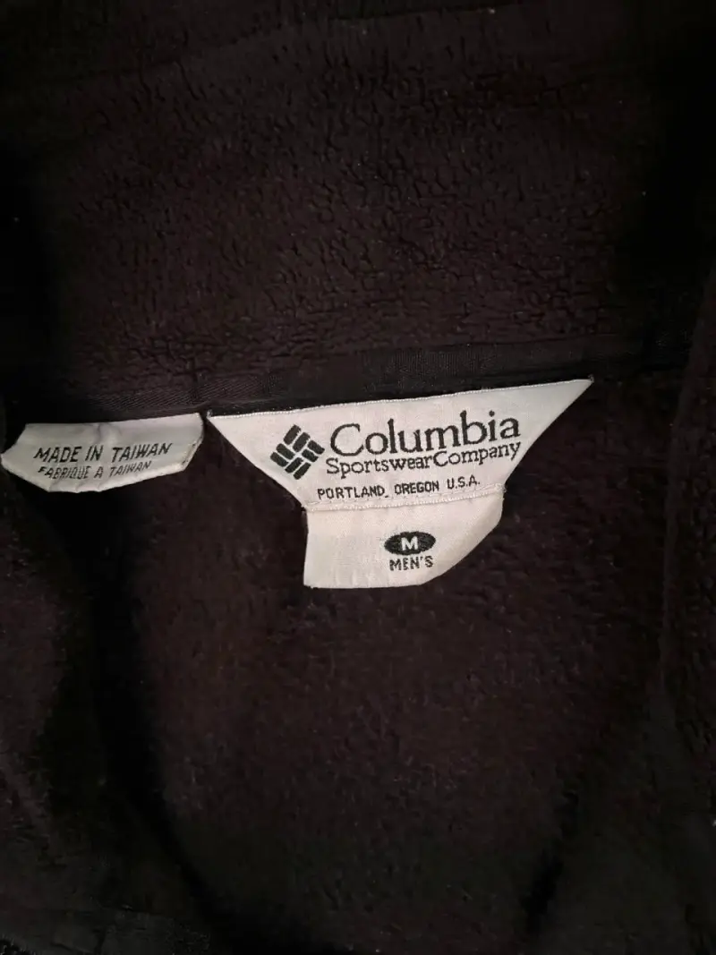 Chaleco polar negro Columbia sin mangas - 2