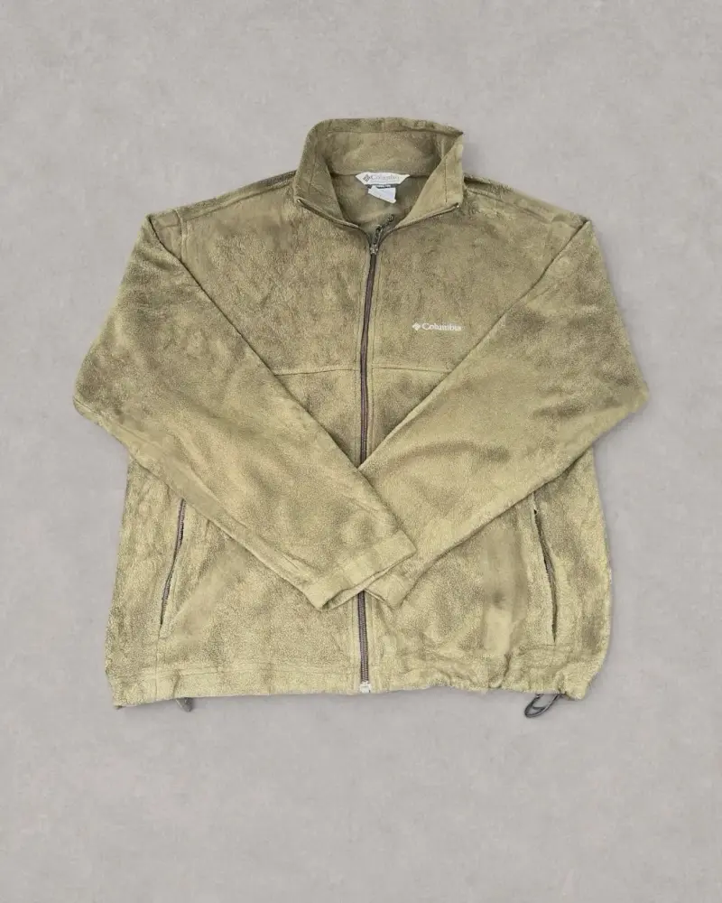 Chaqueta polar Columbia verde musgo - 1