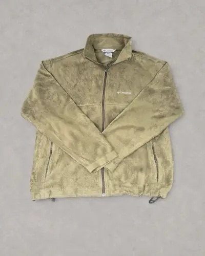 Chaqueta polar Columbia verde musgo - miniatura 1