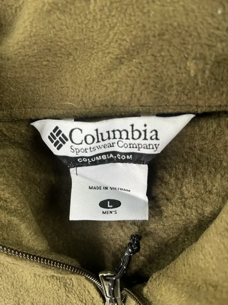Chaqueta polar Columbia verde musgo - 3