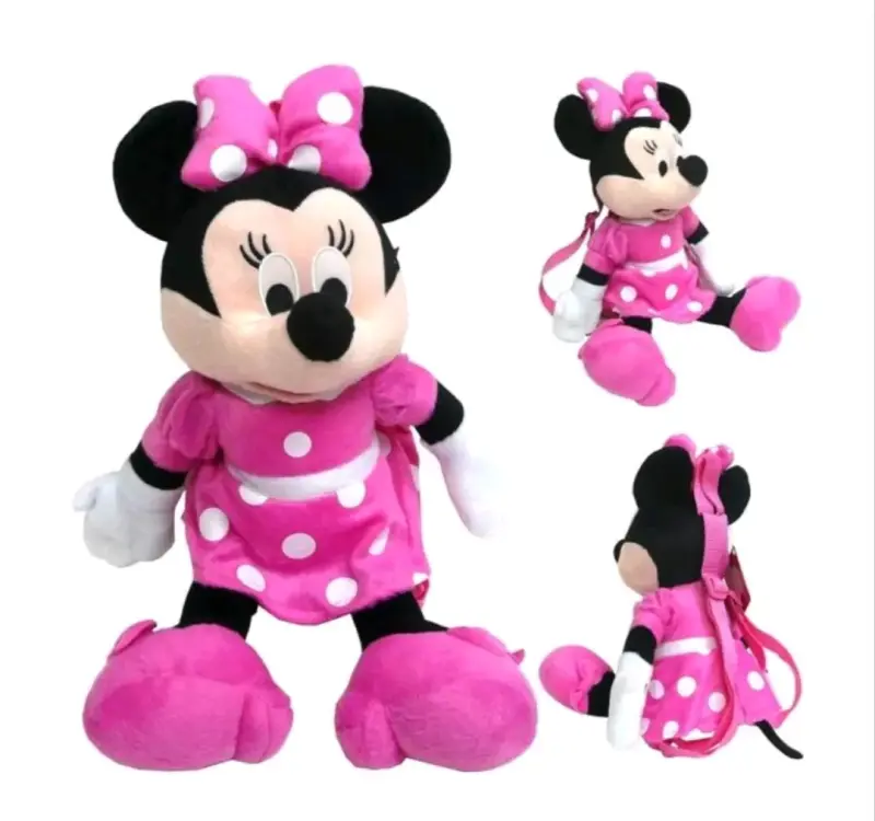 Mochila infantil Minnie Mouse rosa