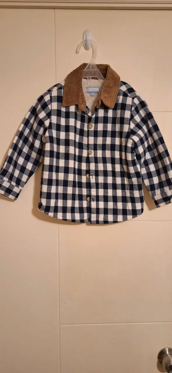 Camisa de cuadros infantil - 1