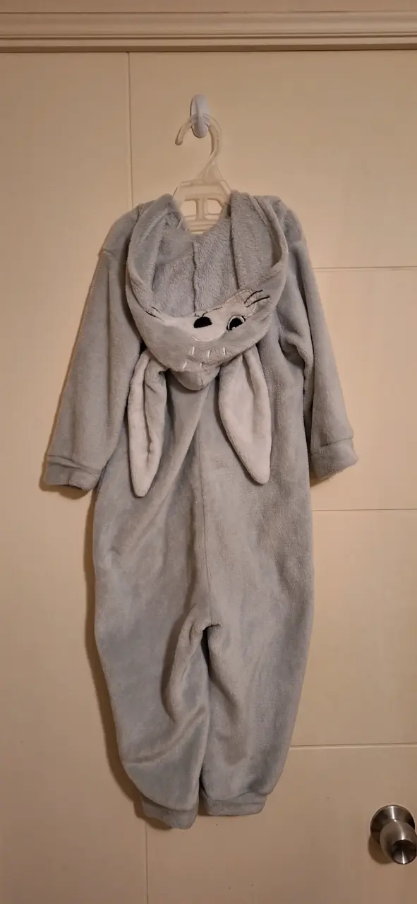 Mameluco gris con orejas - 1