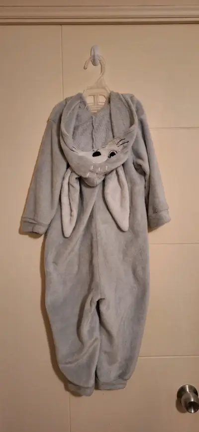 Mameluco gris con orejas - miniatura 1