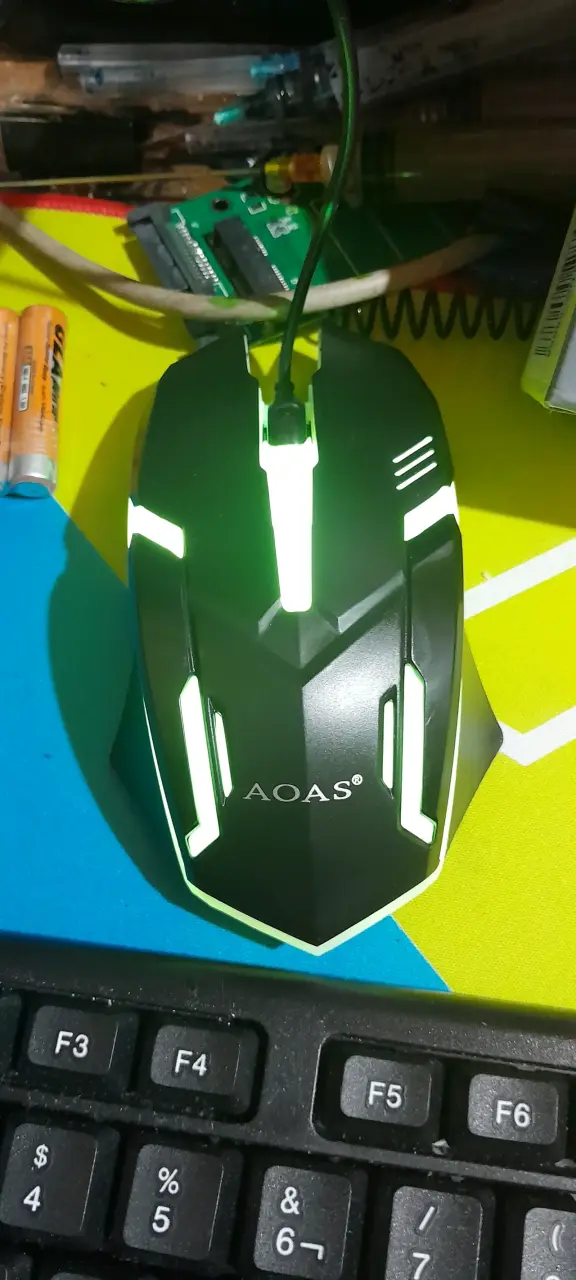 Mouse gamer AOAS con RGB - 3