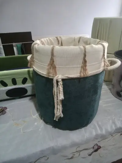 Cesta de almacenamiento textil - miniatura 1