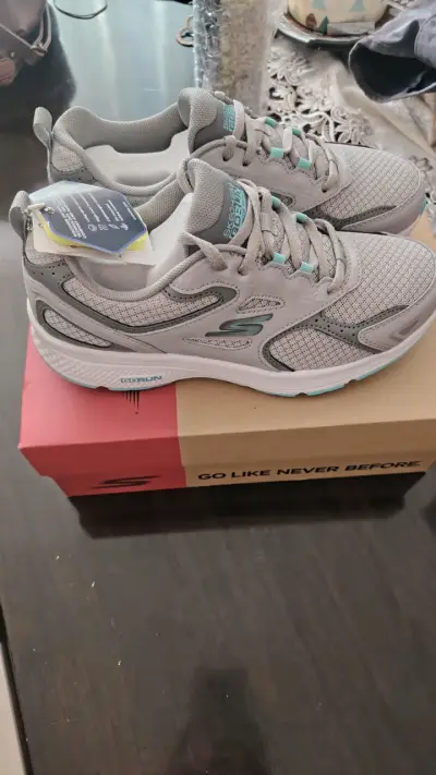 Zapatillas deportivas Skechers gris nuevo - miniatura 1