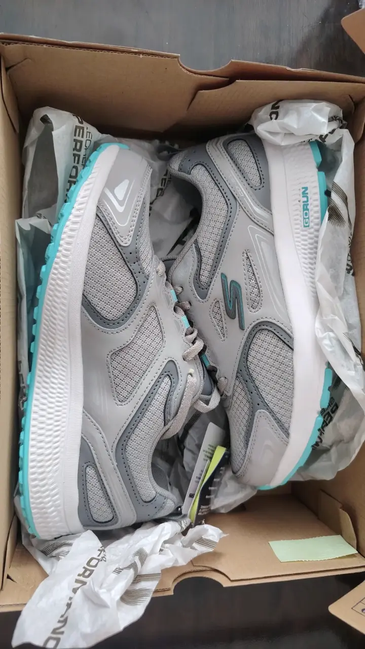 Zapatillas deportivas Skechers gris nuevo - 3