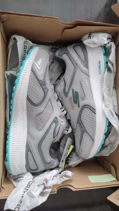 Zapatillas deportivas Skechers gris nuevo - miniatura 3