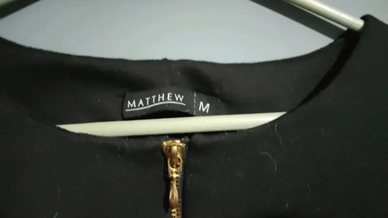 Vestido negro y rojo matthew talla M. - 3
