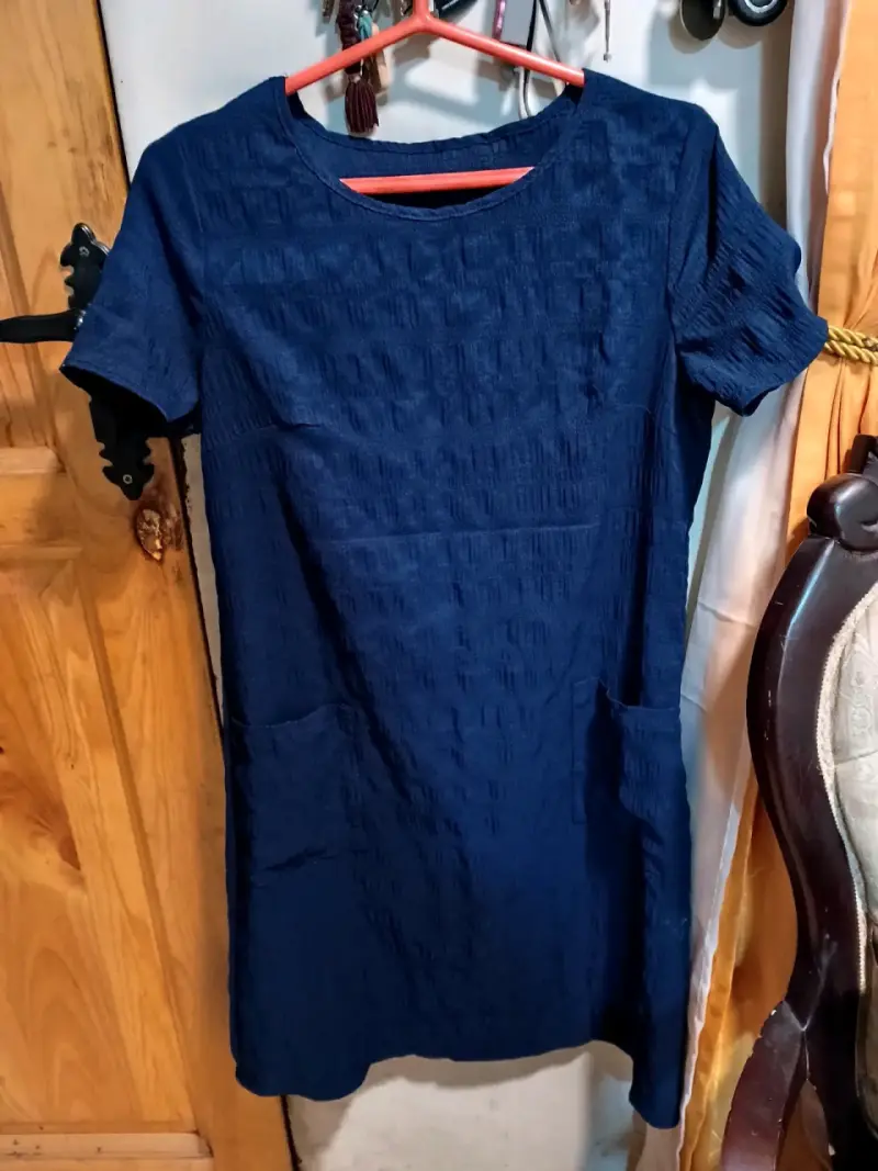 Vestido azul marino casual