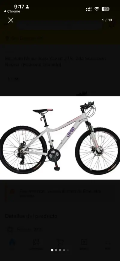 Bicicleta montaña mujer Jeep 27.5" - miniatura 1