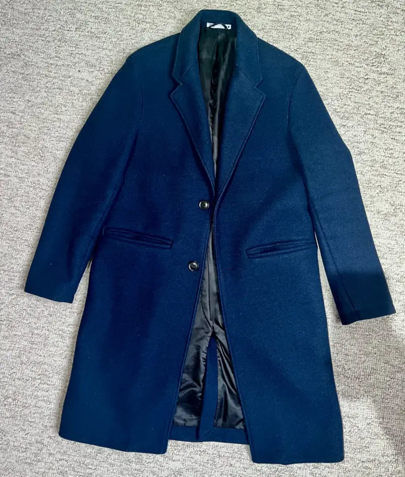 Abrigo azul oscuro Zara - 1