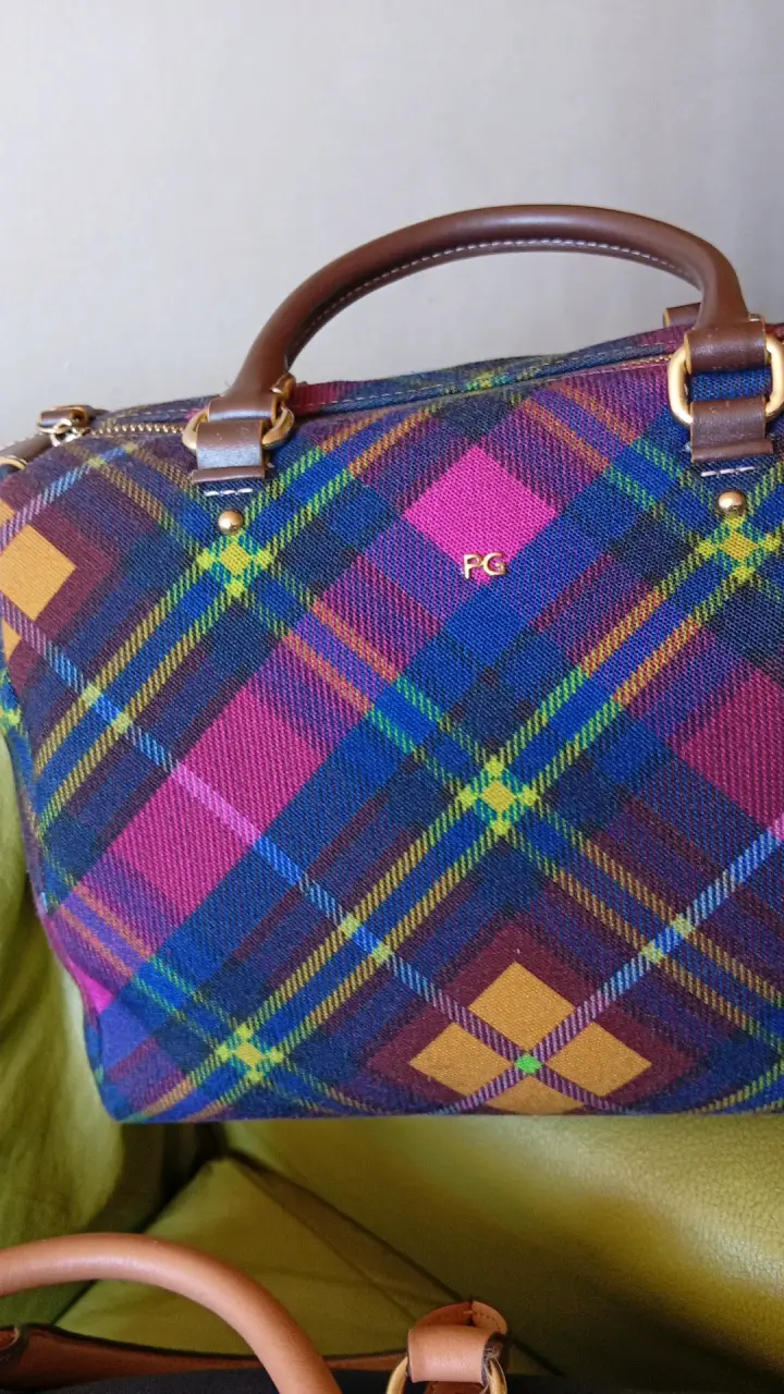 Bolso tartán colorido - 2