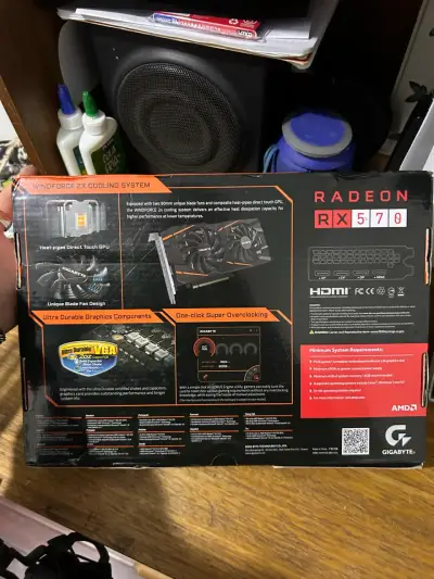 Tarjeta gráfica Gigabyte RX 570 8GB - miniatura 6