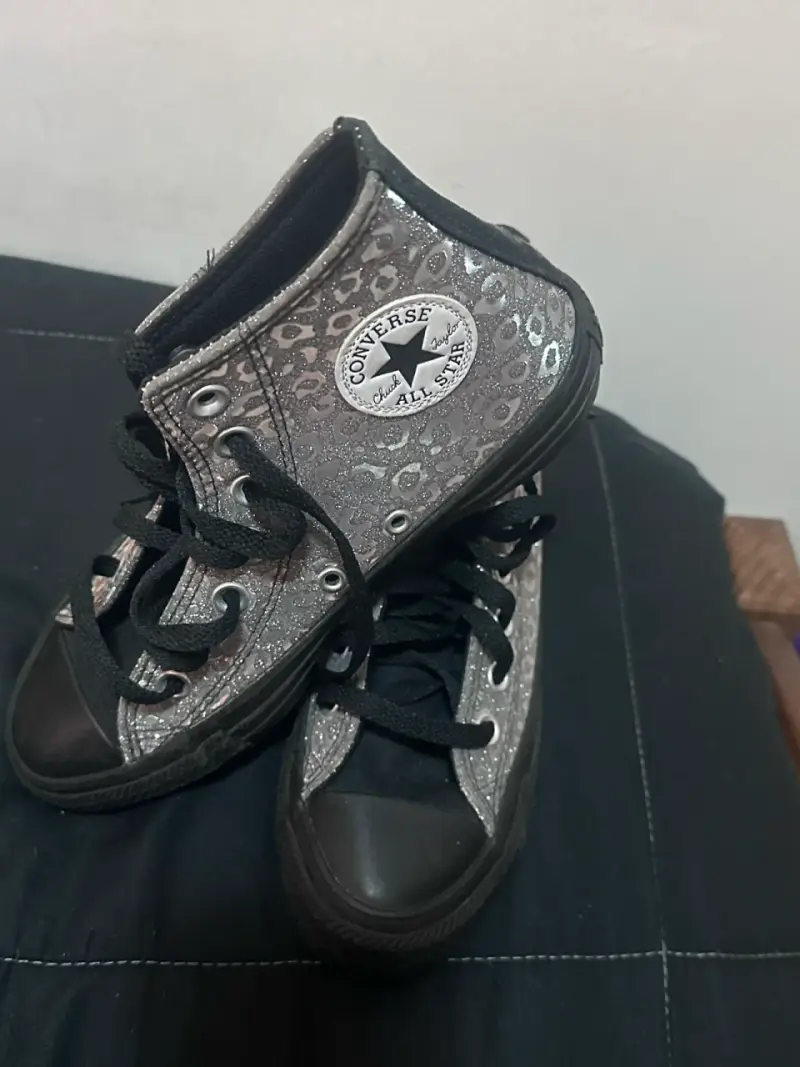 Zapatillas grises Converse - 3