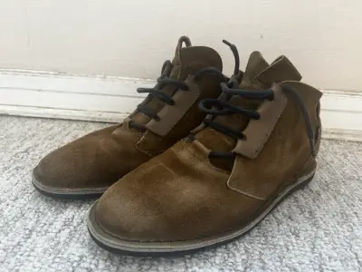 Botines de gamuza verde Bestia - miniatura 2